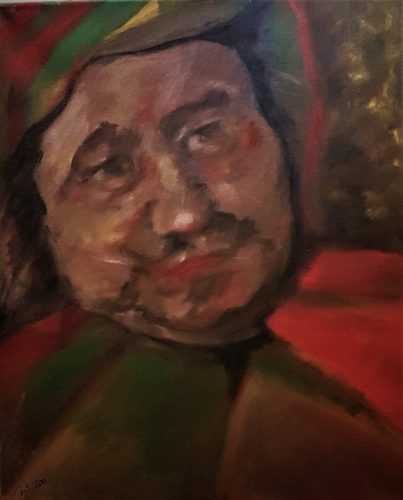 Barde, Öl, 60 x 50, 2011