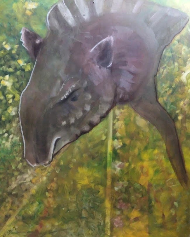 Tapir, 100 x 80, Öl, 2009